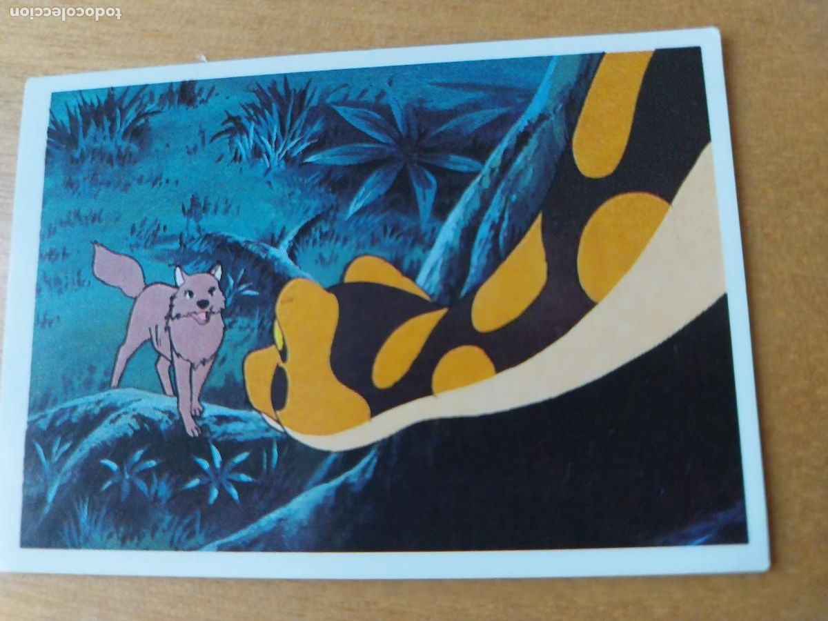Coleccionismo Cromos antiguos: LIBRO DE LA SELVA ED PACOSA n 1990 CROMO 114 SIN PEGAR NUNCA ORIGINAL