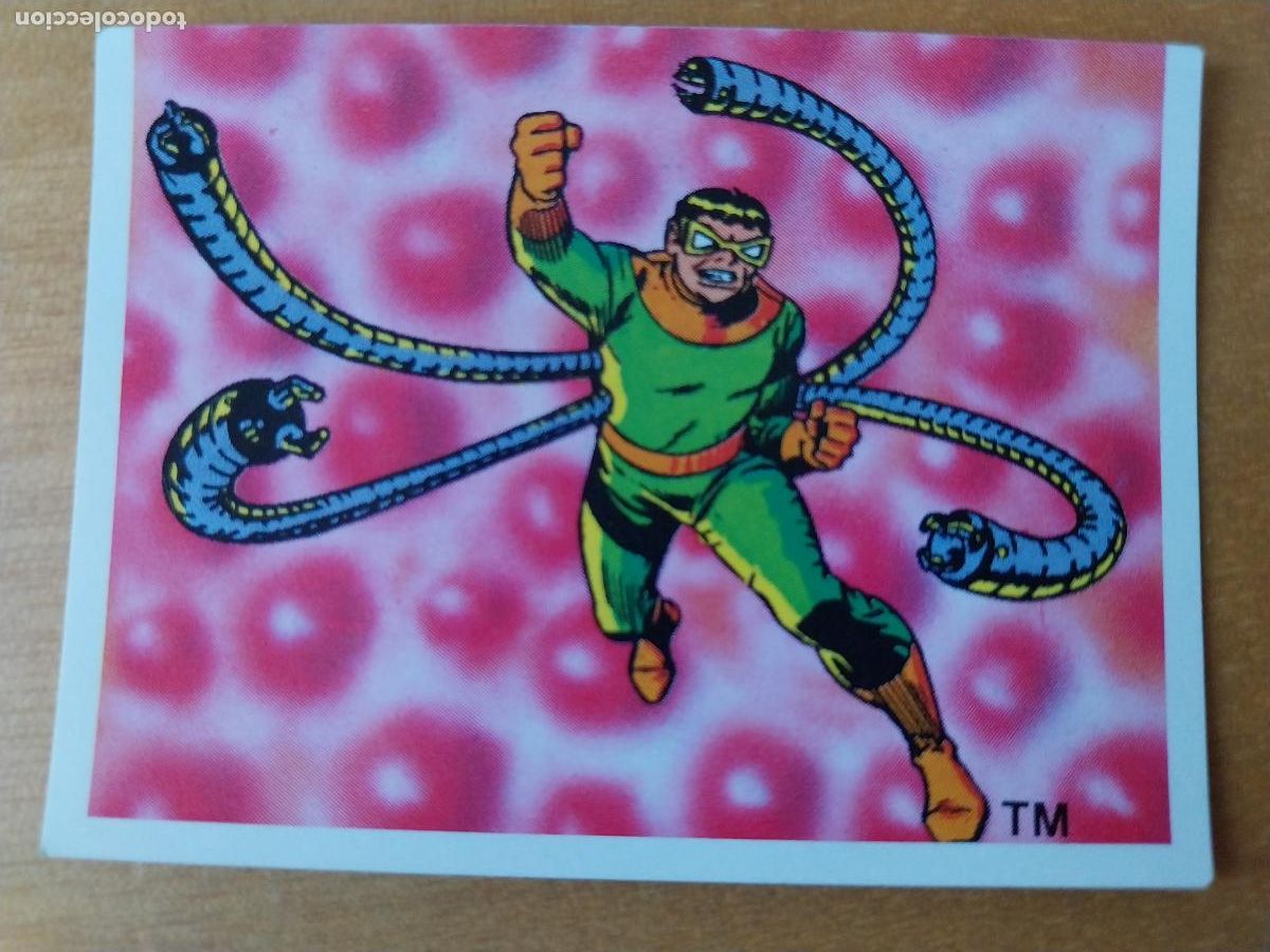 Coleccionismo Cromos antiguos: DOCTOR OCTOPUS SUPER HEROES MARVEL 1989 SUPER FESTIVAL ED ESTE CROMO 78 &ne; SIN PEGAR NUNCA ORIGINAL