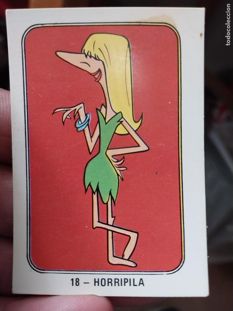 Coleccionismo Cromos antiguos: HORRIPILA PICAPIEDRA FESTIVAL HANAH BARBERA 1971 CROMO &ne; 18 SIN PEGAR NUNCA &ntilde;&ntilde; ORIGINAL