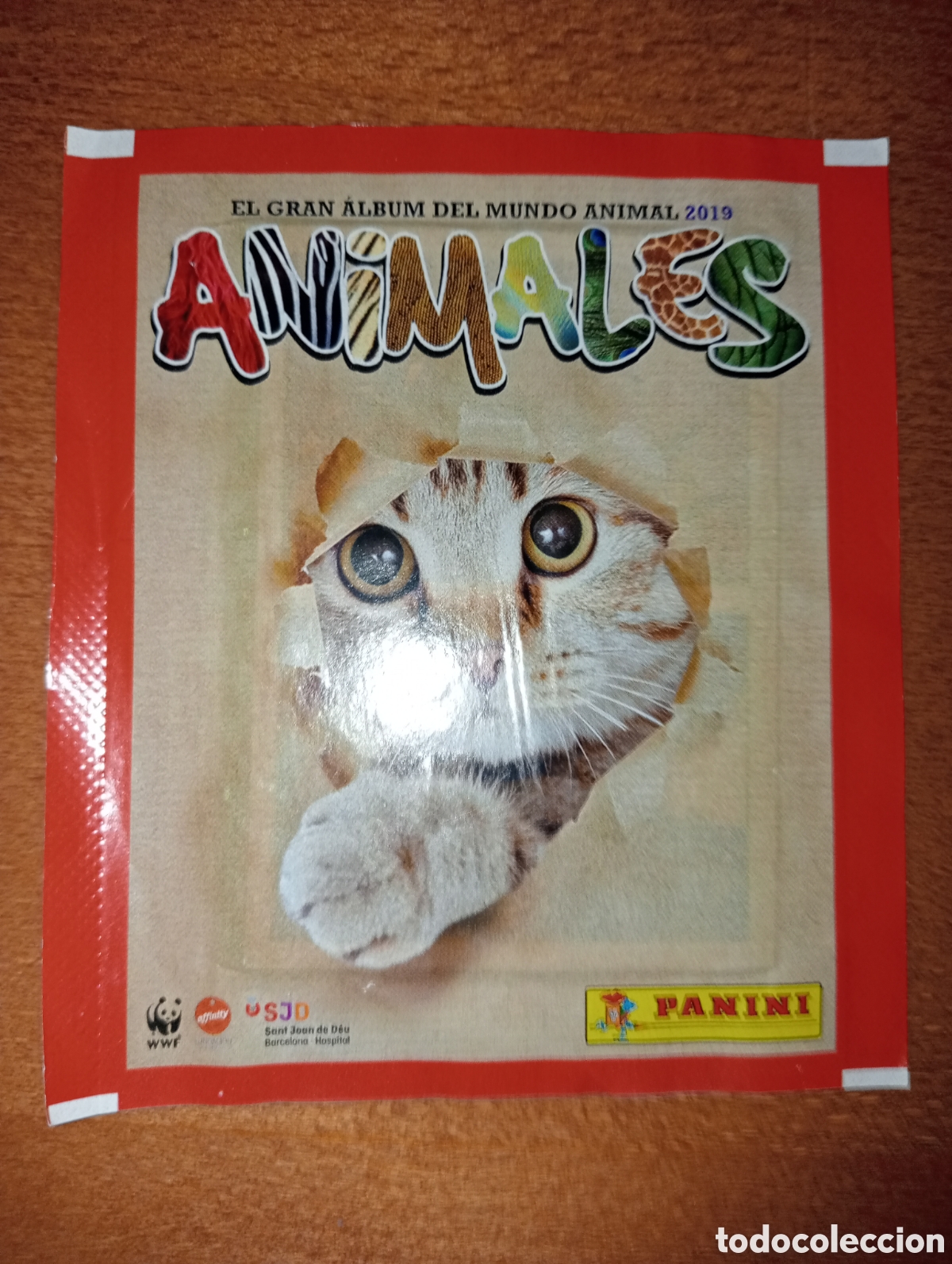 Coleccionismo cromos antiguos: Sobre sin abrir ANIMALES Panini - Foto 1