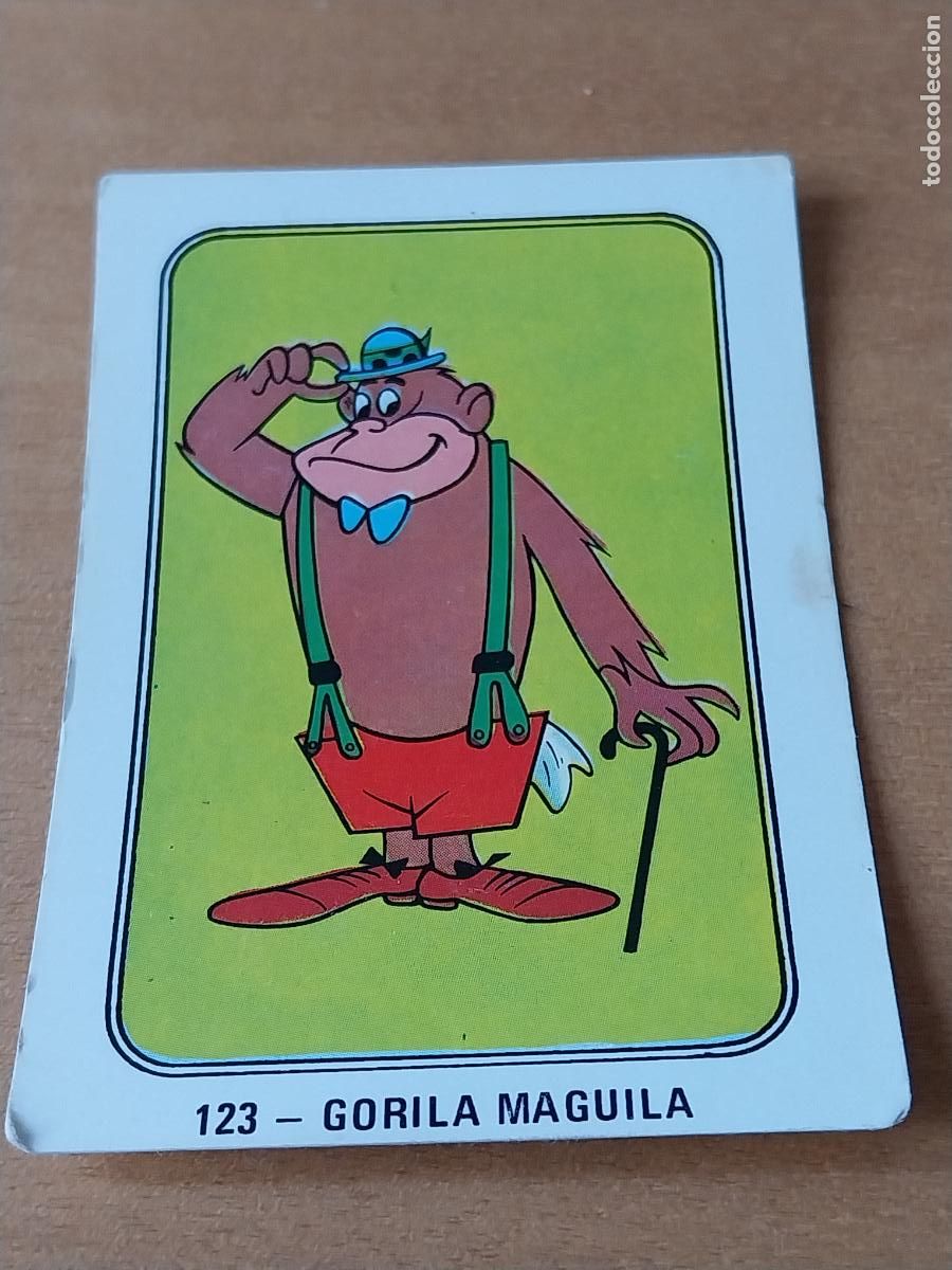 Coleccionismo Cromos antiguos: GORILA MAGUILAFESTIVAL HANNA BARBERA 1971 CROMO &ne; 123 #### SIN PEGAR NUNCA ORIGINAL