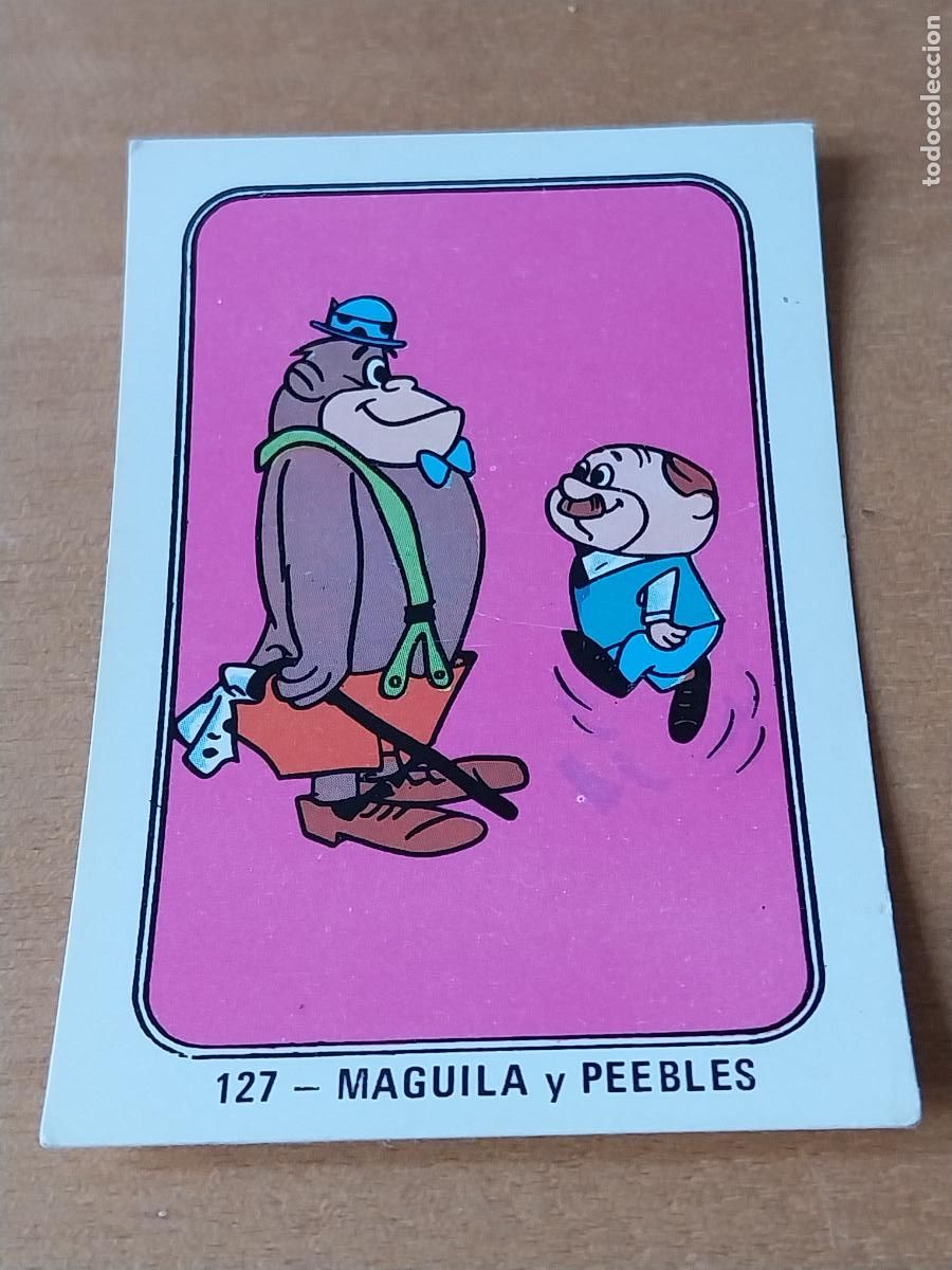 Coleccionismo Cromos antiguos: SR PEEBLES GORILA MAGUILA FESTIVAL HANNA BARBERA 1971 CROMO &ne; 127 ##### SIN PEGAR NUNCA ORIGINAL