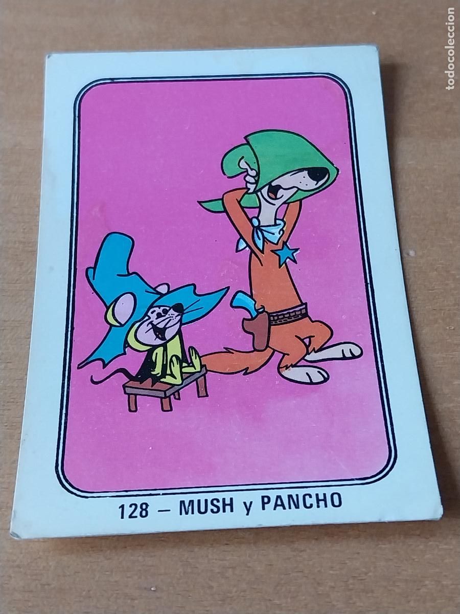 Coleccionismo Cromos antiguos: MUSH PANCHO FESTIVAL HANNA BARBERA 1971 CROMO &ne; 128 ### SIN PEGAR NUNCA ORIGINAL