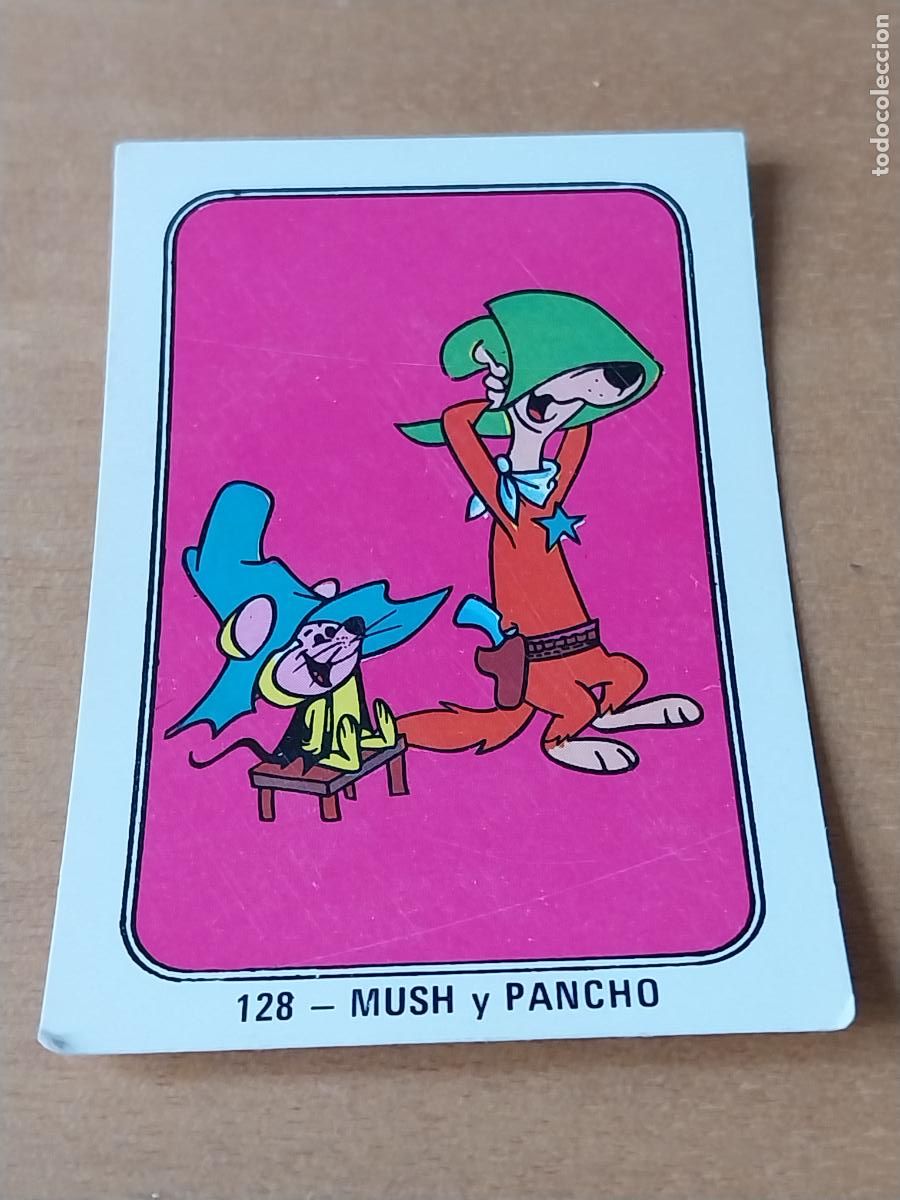 Coleccionismo Cromos antiguos: MUSH PANCHO FESTIVAL HANNA BARBERA 1971 CROMO &ne; 128 # SIN PEGAR NUNCA ORIGINAL