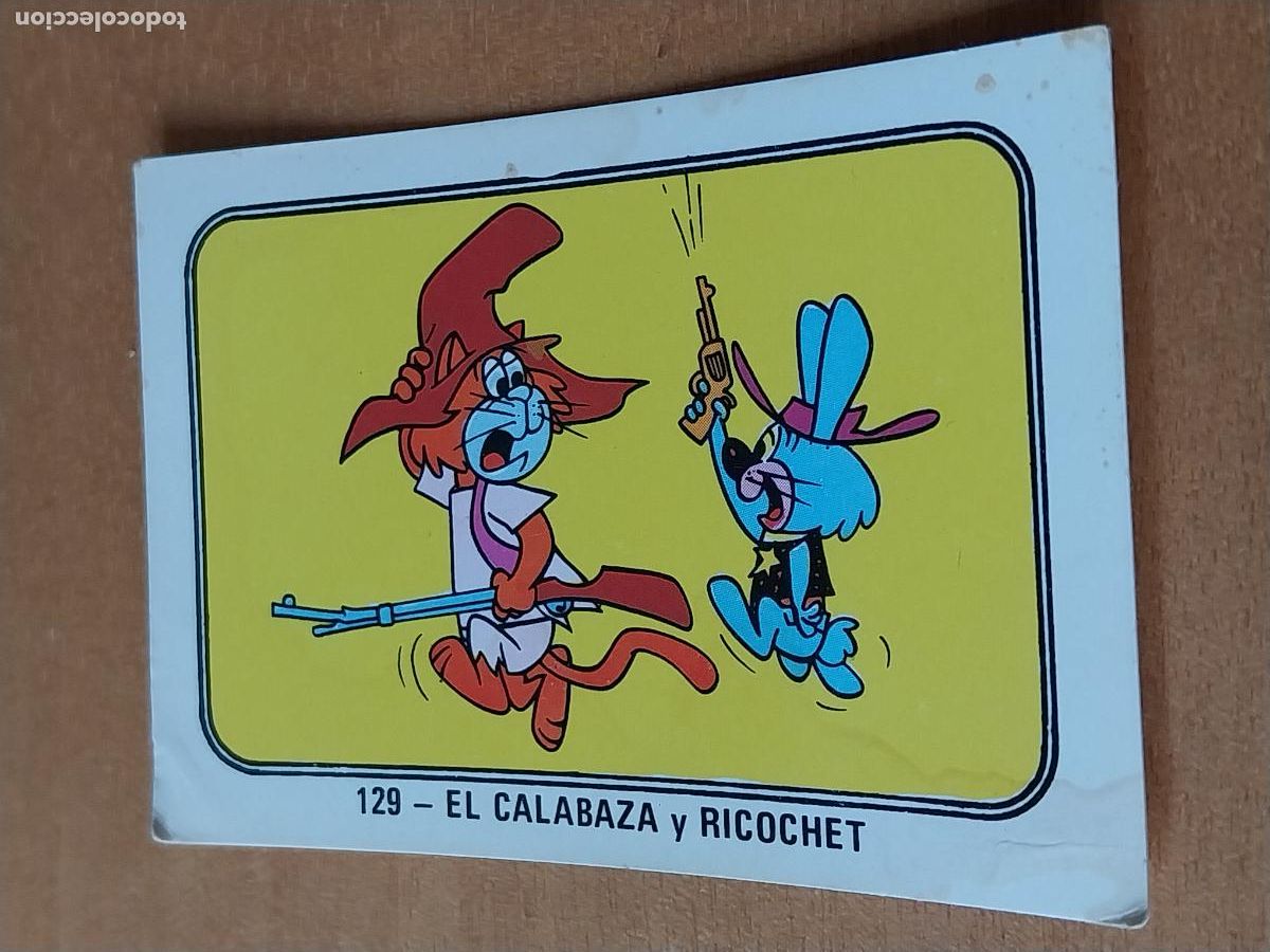 Coleccionismo Cromos antiguos: CALABAZA RICOCHET FESTIVAL HANNA BARBERA 1971 CROMO &ne; 129 ##### SIN PEGAR NUNCA ORIGINAL