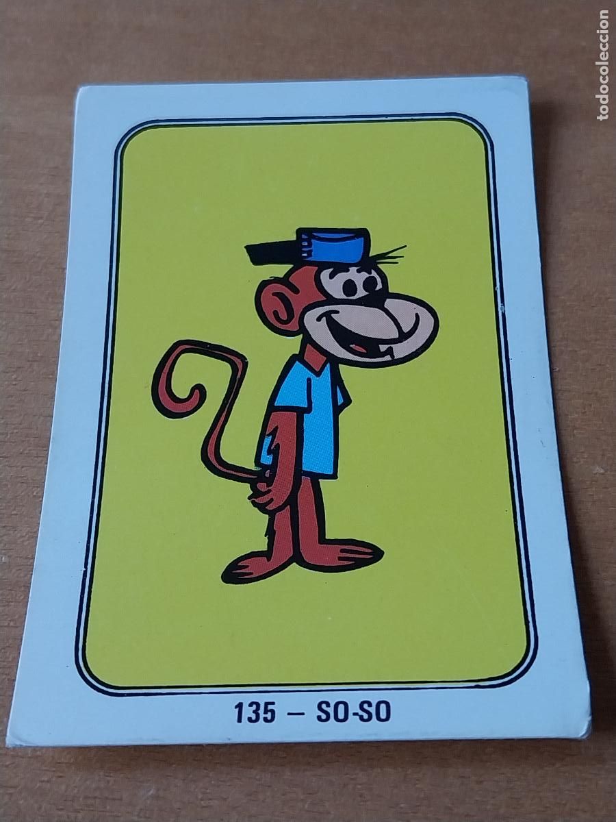 Coleccionismo Cromos antiguos: SO SO FESTIVAL HANNA BARBERA 1971 CROMO &ne; 135 ### SIN PEGAR NUNCA ORIGINAL