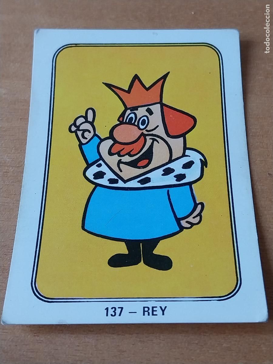 Coleccionismo Cromos antiguos: REY FESTIVAL HANNA BARBERA 1971 CROMO &ne; 137 ## SIN PEGAR NUNCA ORIGINAL