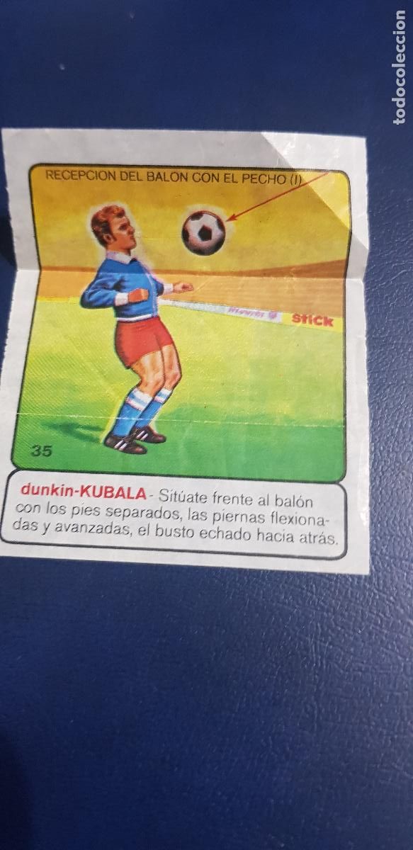 Coleccionismo cromos antiguos: DUNKIN CHICLES -KUBALA -N&ordm;35 - Foto 1