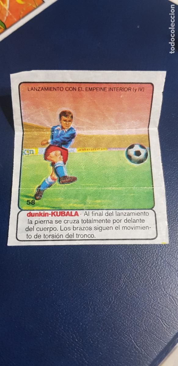 Coleccionismo cromos antiguos: DUNKIN CHICLES -KUBALA -N&ordm;58 - Foto 1