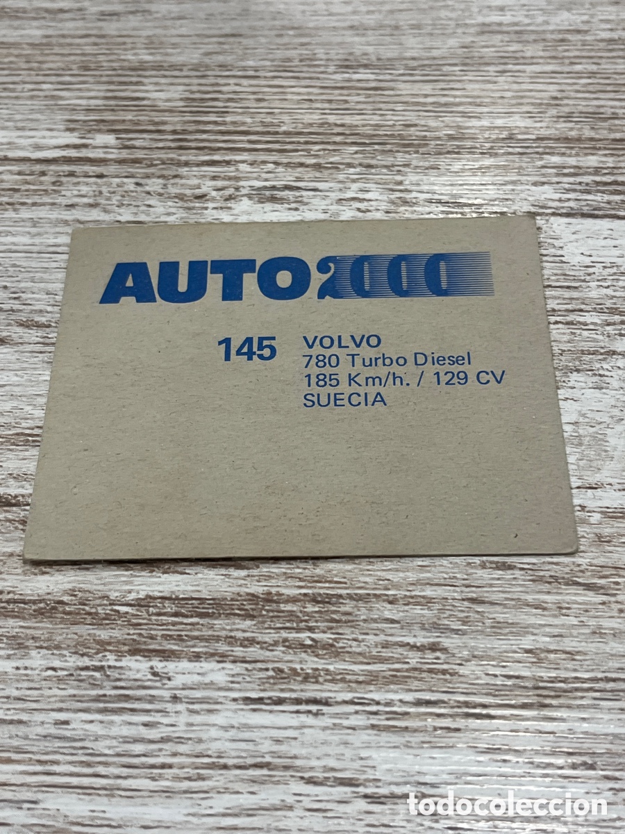 Coleccionismo cromos antiguos: Cromo Auto 2000 Volvo N&deg; 145 - Foto 2
