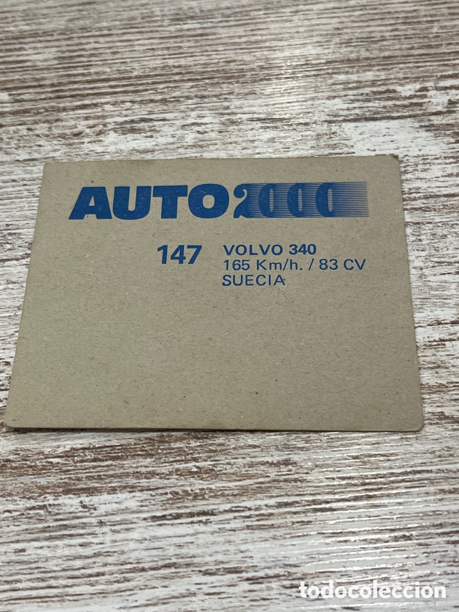 Coleccionismo cromos antiguos: Cromo Auto 2000 Volvo N&deg; 147 - Foto 2