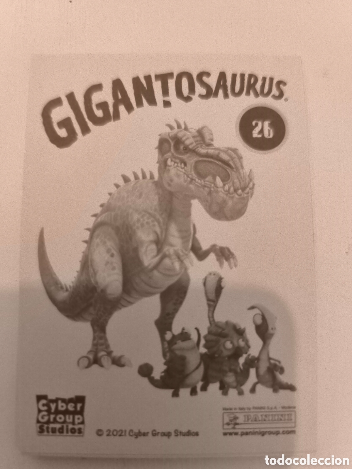 Coleccionismo cromos antiguos: Lote de 25 cromos Gigantosaurus Panini - Foto 1
