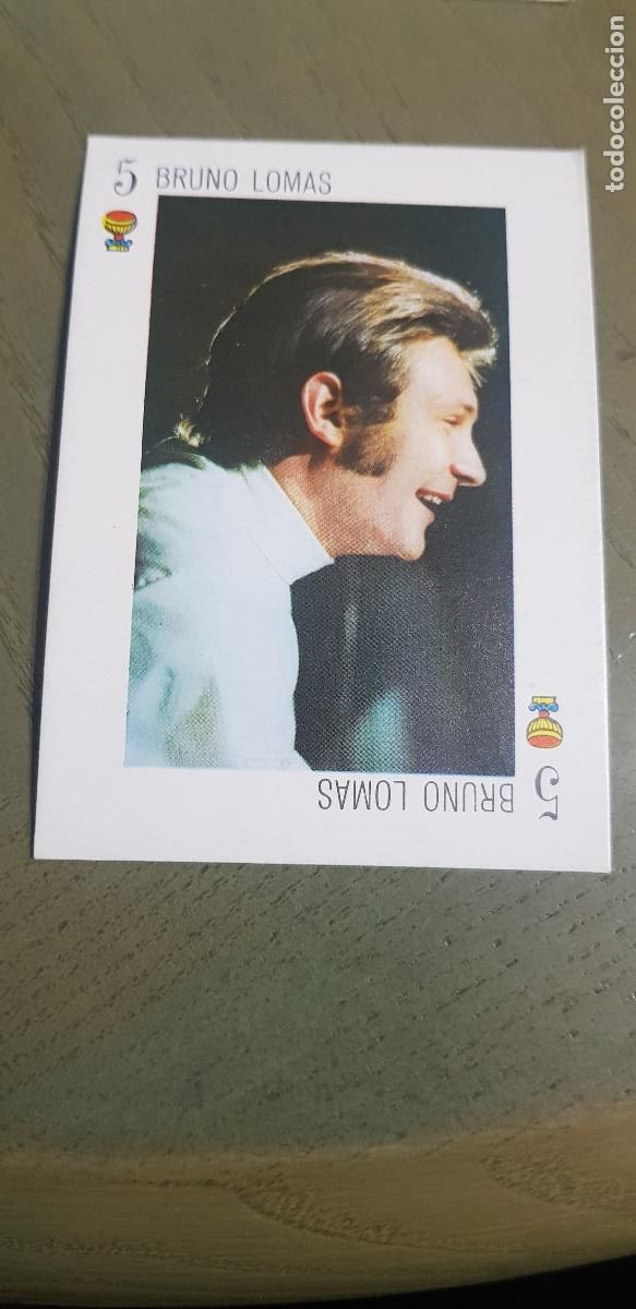 Coleccionismo cromos antiguos: BRUNO LOMAS 5 DE COPAS - Foto 1