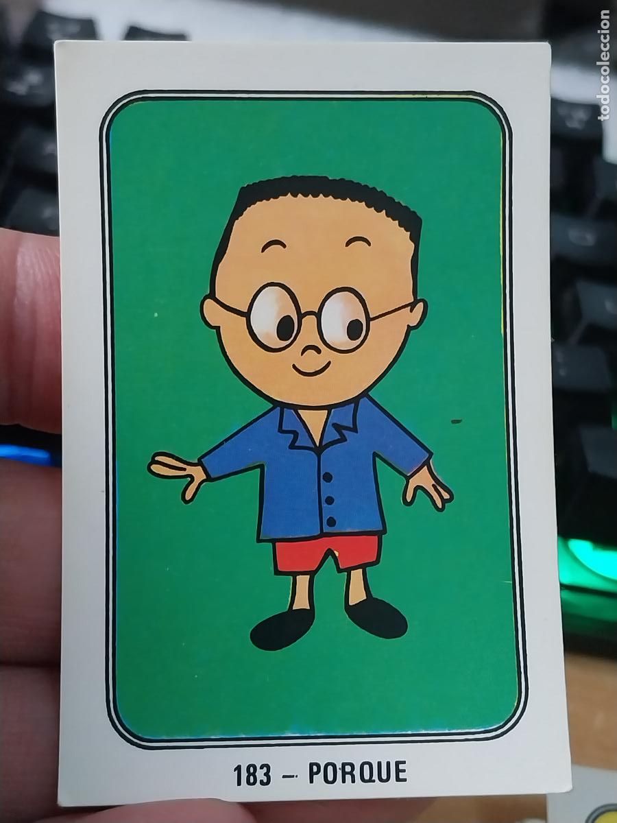 Coleccionismo Cromos antiguos: PORQUE FESTIVAL HANNA BARBERA 1971 CROMO 183 &ne;&ne;&ne; SIN PEGAR NUNCA ORIGINAL
