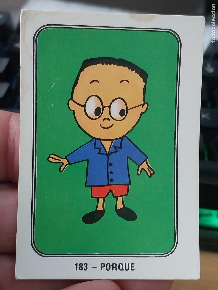 Coleccionismo Cromos antiguos: PORQUE FESTIVAL HANNA BARBERA 1971 CROMO 183 &ne;&ne; SIN PEGAR NUNCA ORIGINAL