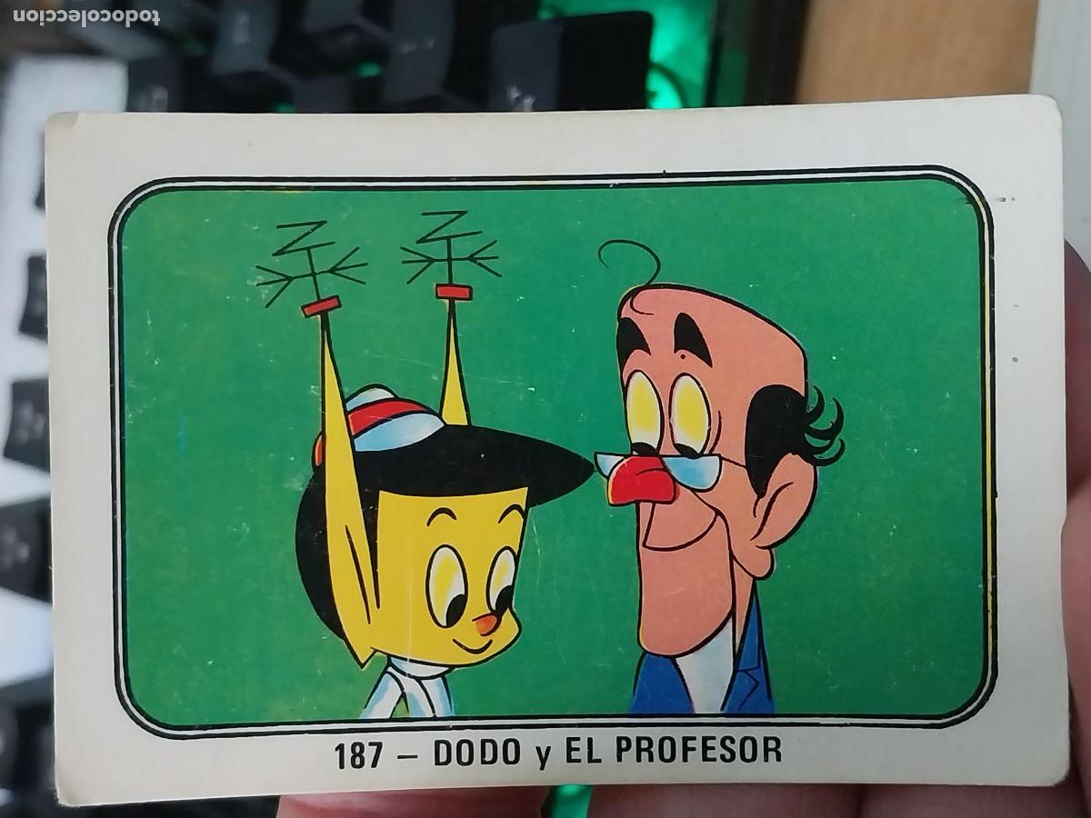 Coleccionismo Cromos antiguos: DODO PROFESOR FESTIVAL HANNA BARBERA 1971 CROMO 187 &ne;&ne;&ne;&ne;&ne;&ne;&ne; SIN PEGAR NUNCA ORIGINAL