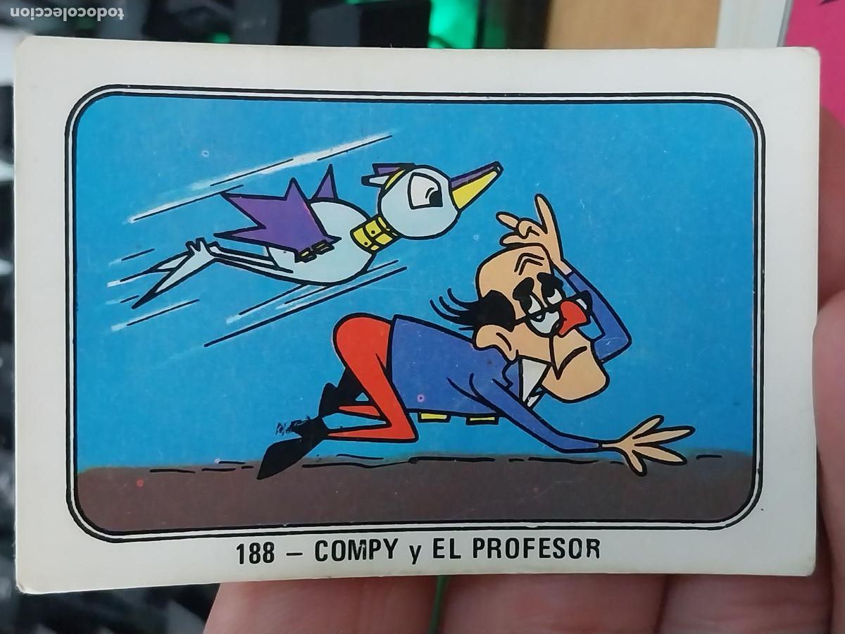 Coleccionismo Cromos antiguos: COMPY PROFESOR FESTIVAL HANNA BARBERA 1971 CROMO 188 &ne;&ne;&ne;&ne;&ne; SIN PEGAR NUNCA ORIGINAL
