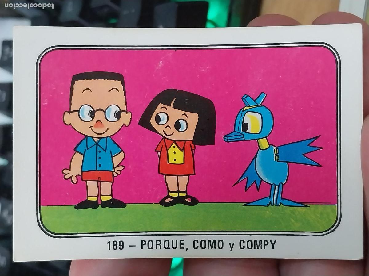 Coleccionismo Cromos antiguos: COMPY PORQUE COMO FESTIVAL HANNA BARBERA 1971 CROMO 189 &ne;&ne;&ne;&ne;&ne; SIN PEGAR NUNCA ORIGINAL