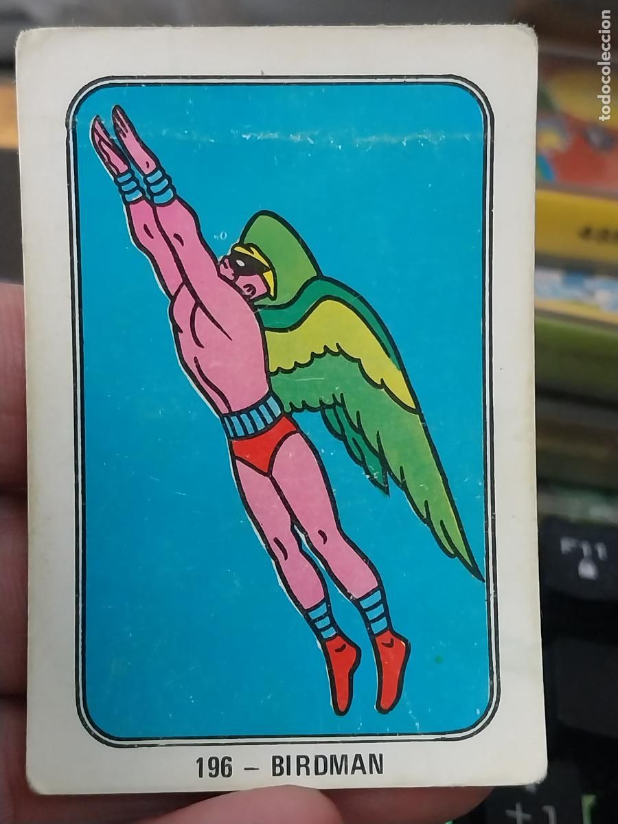 Coleccionismo Cromos antiguos: BIRDMAN FESTIVAL HANNA BARBERA 1971 CROMO 196 &ne;&ne;&ne;&ne; SIN PEGAR NUNCA ORIGINAL