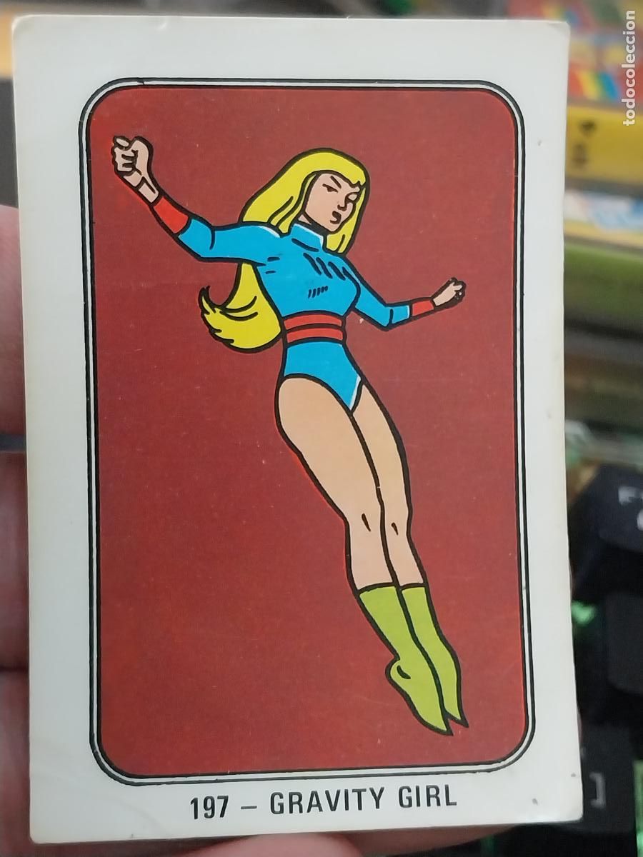 Coleccionismo Cromos antiguos: GRAVITY GIRL FESTIVAL HANNA BARBERA 1971 CROMO 197 &ne;&ne;&ne;&ne; SIN PEGAR NUNCA ORIGINAL