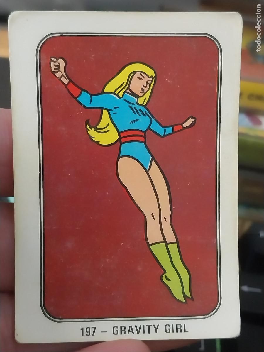 Coleccionismo Cromos antiguos: GRAVITY GIRL FESTIVAL HANNA BARBERA 1971 CROMO 197 &ne;&ne;&ne; SIN PEGAR NUNCA ORIGINAL