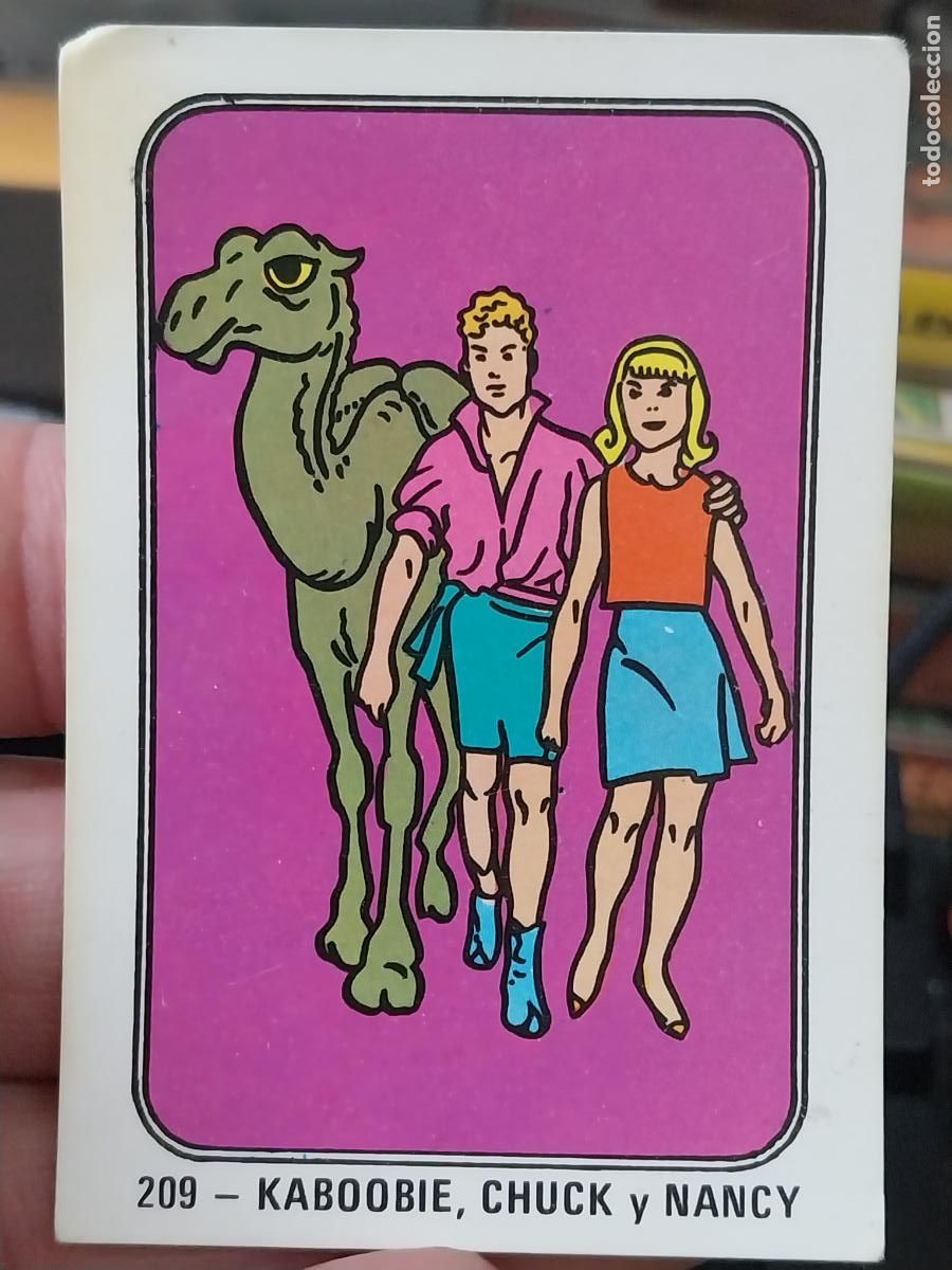 Coleccionismo Cromos antiguos: KABOOBIE CHUCK NANCY FESTIVAL HANNA BARBERA 1971 CROMO 209 &ne;####&ne; SIN PEGAR NUNCA ORIGINAL