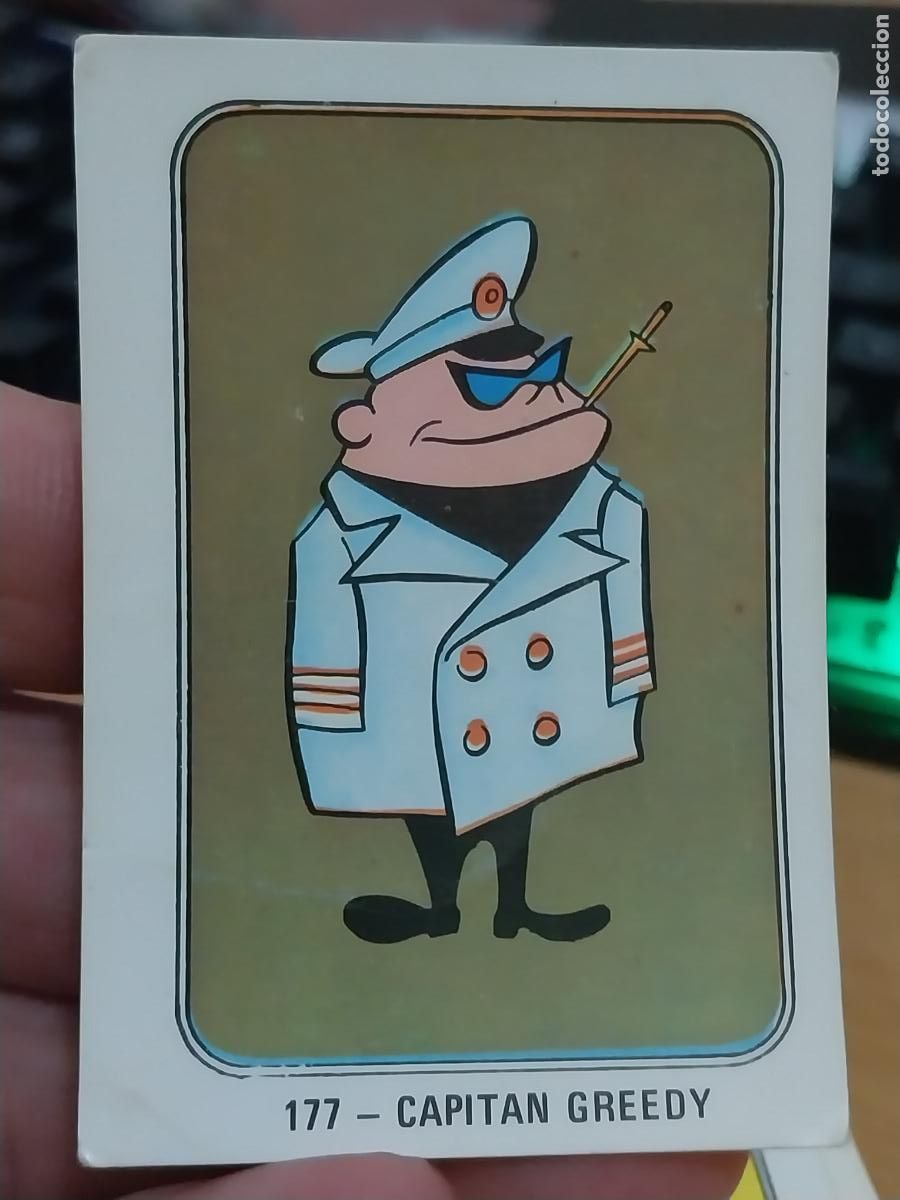 Coleccionismo Cromos antiguos: CAPITAN GREEDY FESTIVAL HANNA BARBERA 1971 CROMO 177 &ne;####&ne; SIN PEGAR NUNCA ORIGINAL