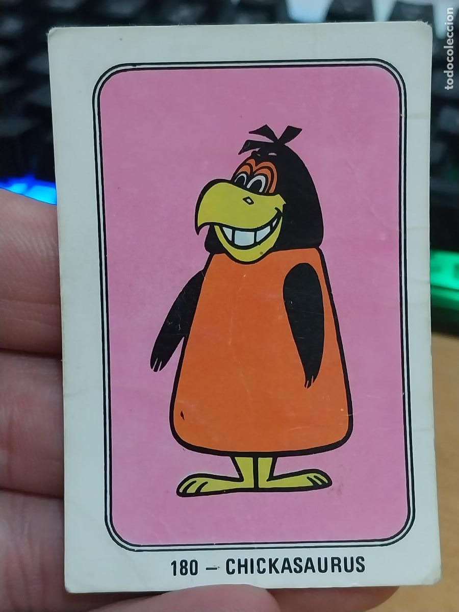 Coleccionismo Cromos antiguos: CHICKASAURIUS FESTIVAL HANNA BARBERA 1971 CROMO 180 &ne;#&ne; SIN PEGAR NUNCA ORIGINAL