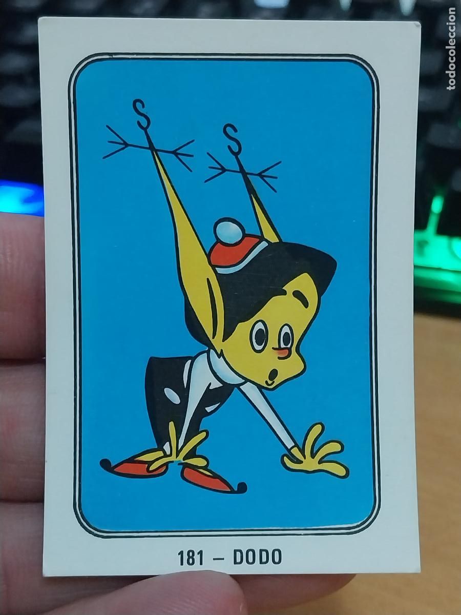 Coleccionismo Cromos antiguos: DODO FESTIVAL HANNA BARBERA 1971 CROMO 181 &ne; SIN PEGAR NUNCA ORIGINAL