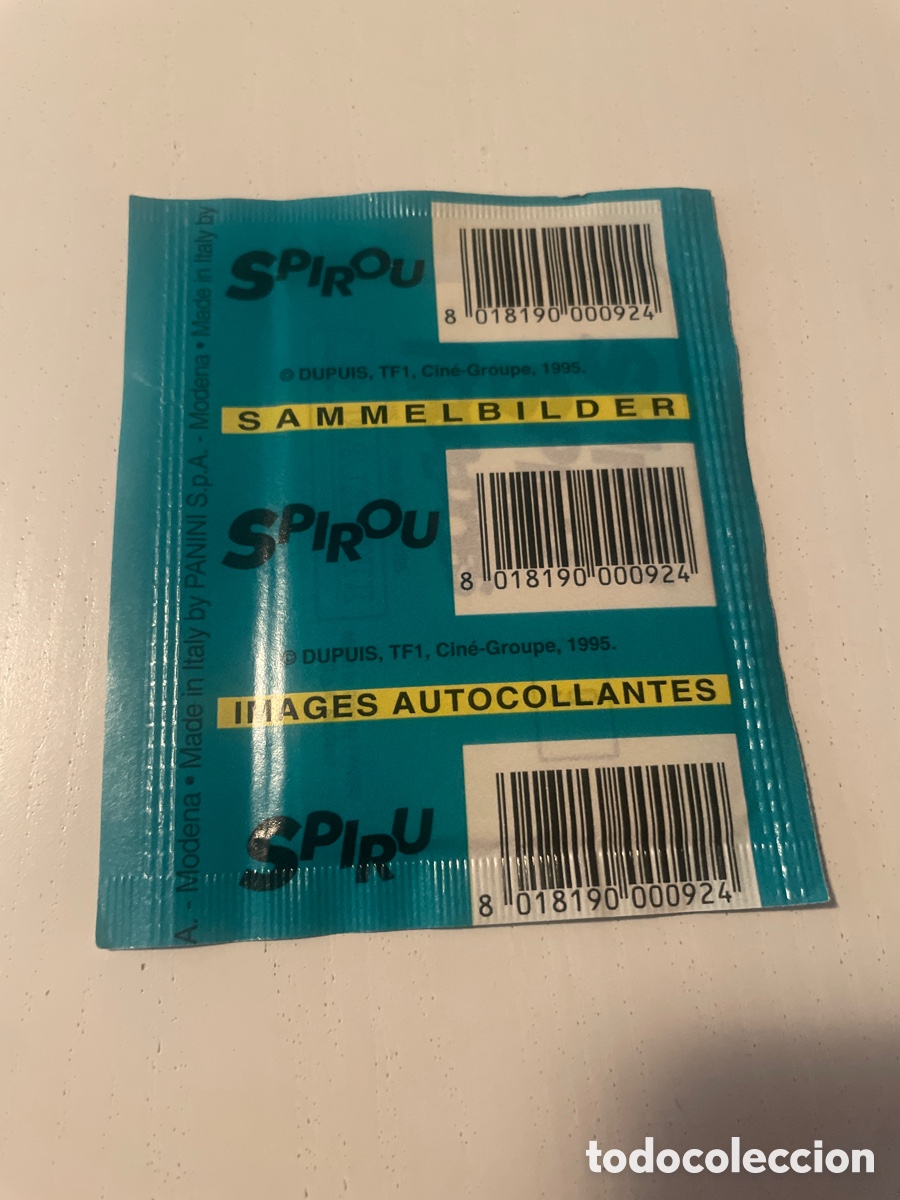 Coleccionismo cromos antiguos: Sobre de cromos sin abrir SPIROU - Foto 2
