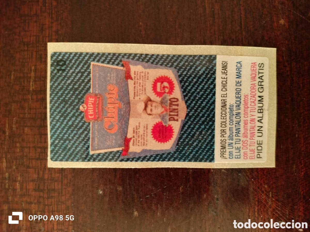 Coleccionismo cromos antiguos: Cromo pegatina chicle Jeans - Foto 1