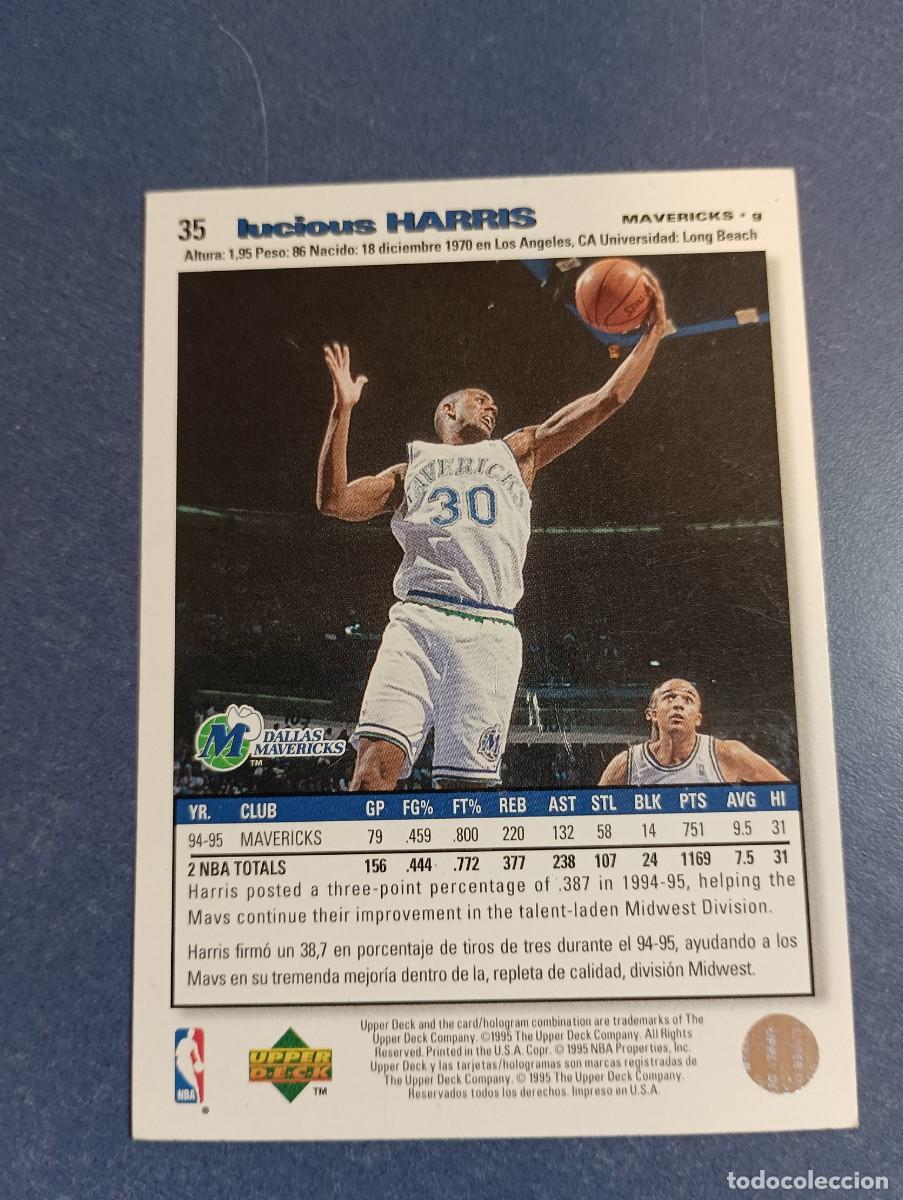 Coleccionismo cromos antiguos: LUCIOUS HARRIS NBA COLLECTIONS CHOICE 35 - Foto 2