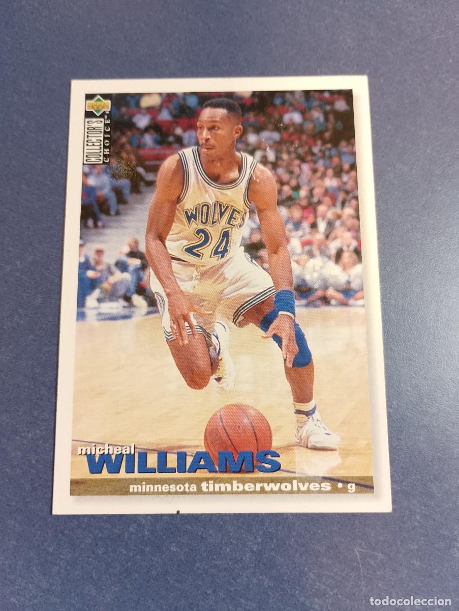 Coleccionismo cromos antiguos: MICHEAL WILLIAMS NBA COLLECTIONS CHOICE 91 - Foto 1