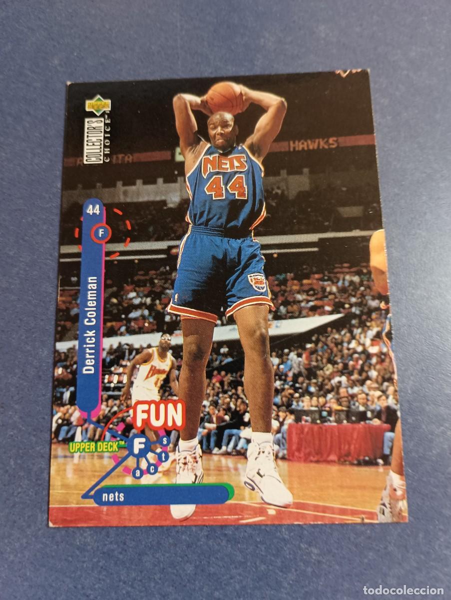 Coleccionismo cromos antiguos: DERRICK COLEMAN NBA COLLECTIONS CHOICE 182 - Foto 1