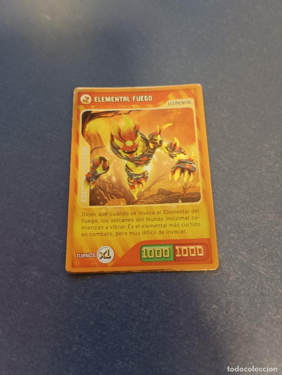 Coleccionismo cromos antiguos: ELEMENTAL FUEGO INVIZIMALS EDICION LIMITADA - Foto 1