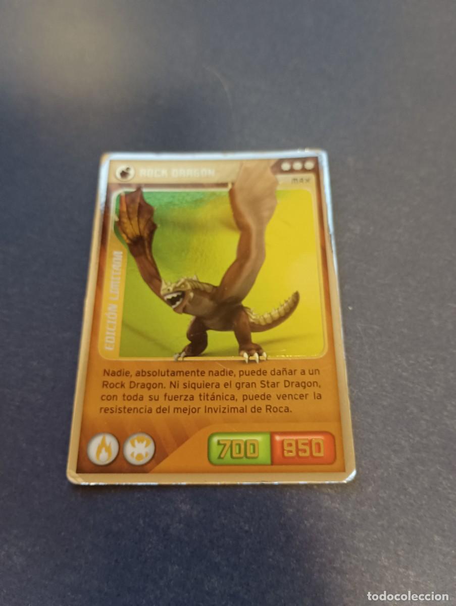 Coleccionismo cromos antiguos: ROCK DRAGON INVIZIMALS EDICION LIMITADA - Foto 1