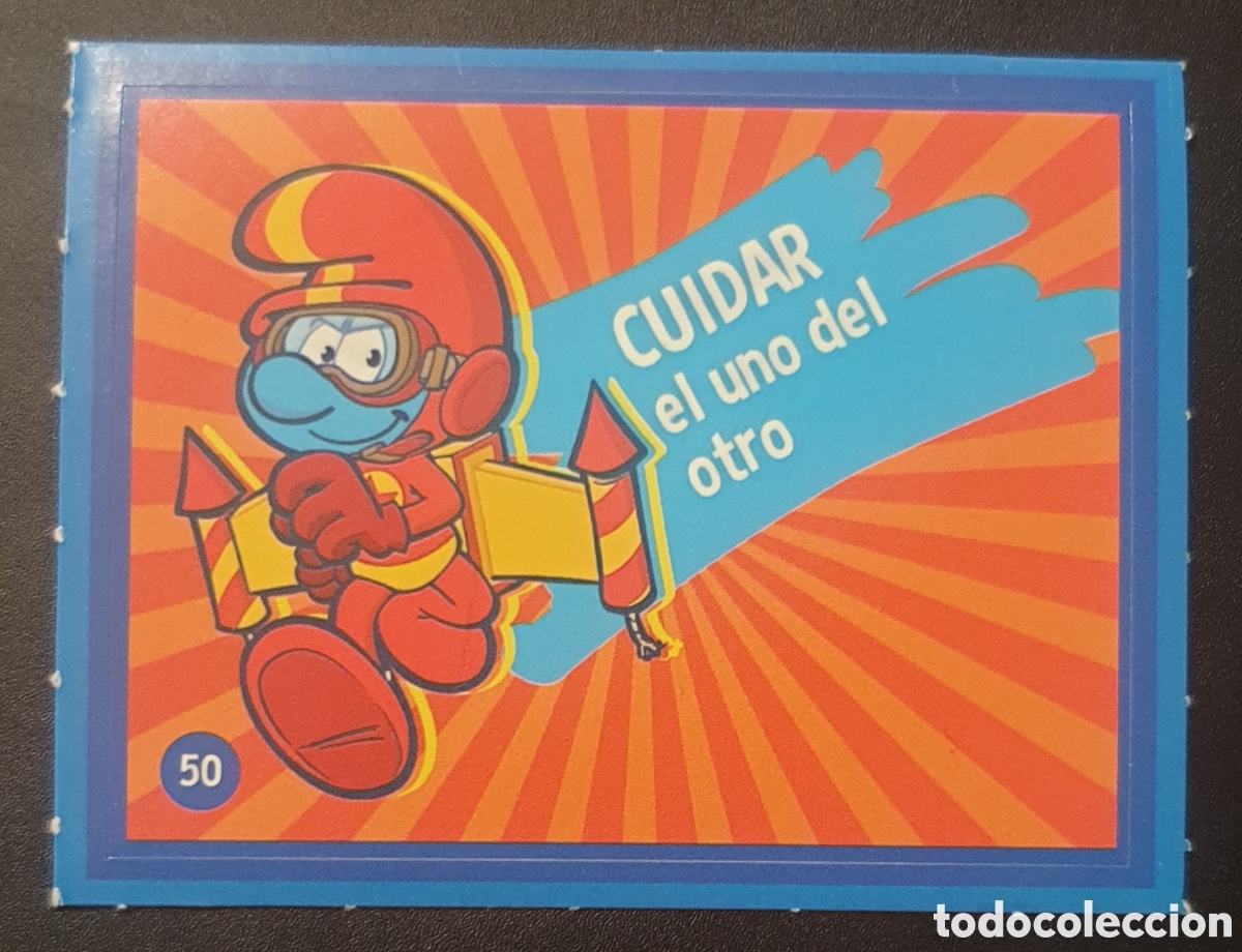 Coleccionismo cromos antiguos: CROMO N&deg; 50 LOS PITUFOS ALCAMPO - Foto 1
