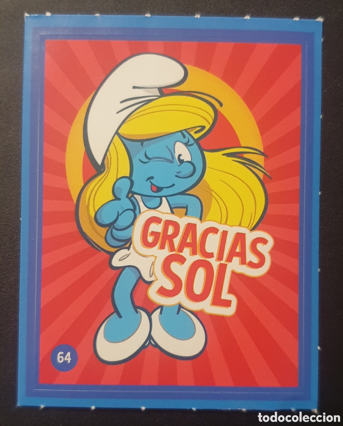Coleccionismo cromos antiguos: CROMO N&deg; 64 LOS PITUFOS ALCAMPO - Foto 1