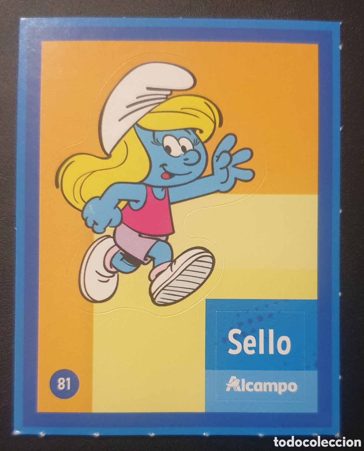 Coleccionismo cromos antiguos: CROMO N&deg; 81 LOS PITUFOS ALCAMPO - Foto 1