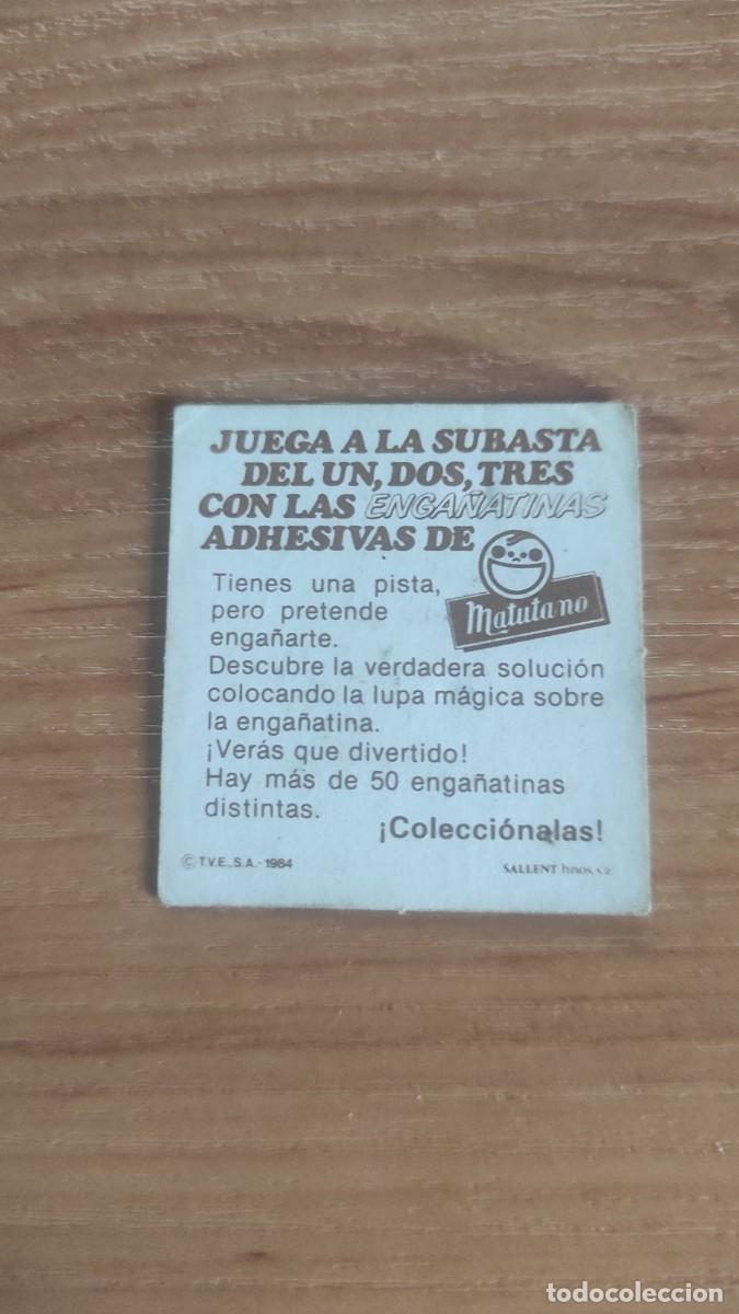 Coleccionismo cromos antiguos: Enga&ntilde;atinas. Matutano. Programa un, dos, tres - Foto 2