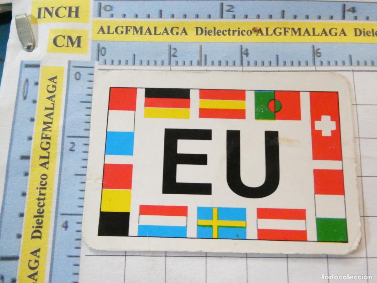 Coleccionismo cromos antiguos: CROMO CROMITO TARJETA PASTELITOS?. BANDERAS PAISES DEL MUNDO. EUROPA UNIDA. COLECCI&Oacute;N A DETERMINAR