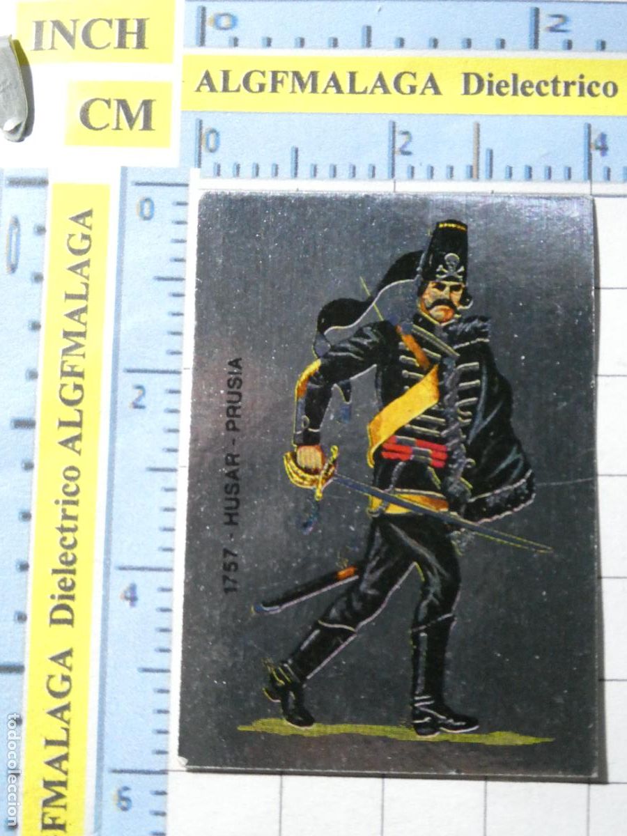 Collezionismo Figurine antiche: CROMO CROMITO MILITAR SOLDADOS DE EUROPA 1975. 167 HUSAR DE PRUSIA