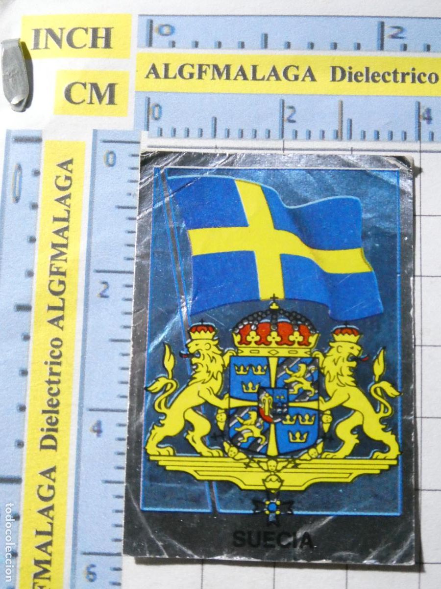 Collezionismo Figurine antiche: CROMO CROMITO MILITAR SOLDADOS DE EUROPA 1975. 136 SUECIA EJ&Eacute;RCITO EMBLEMA