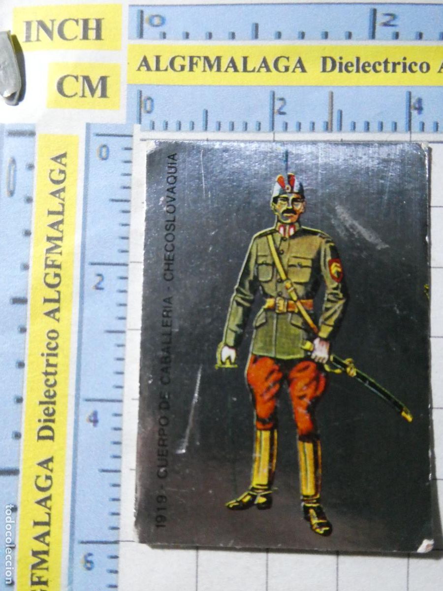 Sammeln alte Sammelbilder: CROMO CROMITO MILITAR SOLDADOS DE EUROPA 1975. 200 CUERPO CABALLER&Iacute;A CHECOSLOVAQUIA 1919