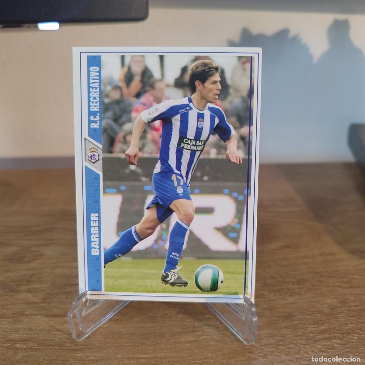 Coleccionismo cromos antiguos: #203 BARBER. RC RECREATIVO DE HUELVA. FICHAS LIGA MUNDICROMO 2007 2008 07 08