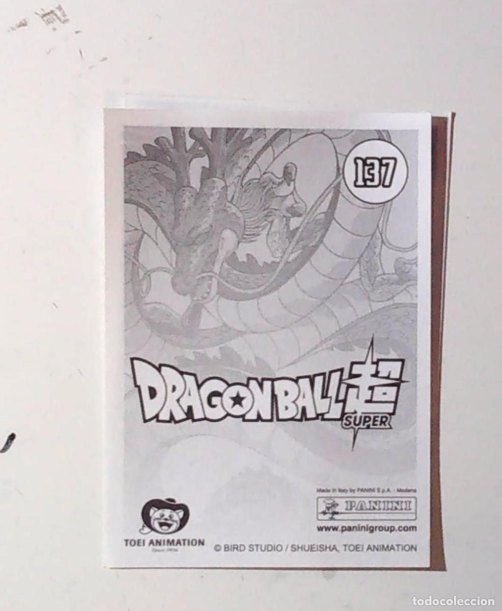 Coleccionismo cromos antiguos: dragon ball super panini n 137 - Foto 2