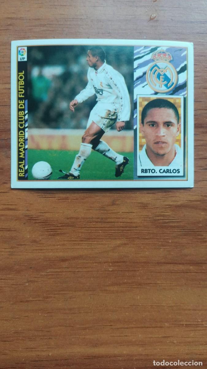 Sammeln alte Sammelbilder: Ediciones Este,equipo R.MADRID ROBERTO CARLOS Liga 97-98 L0110