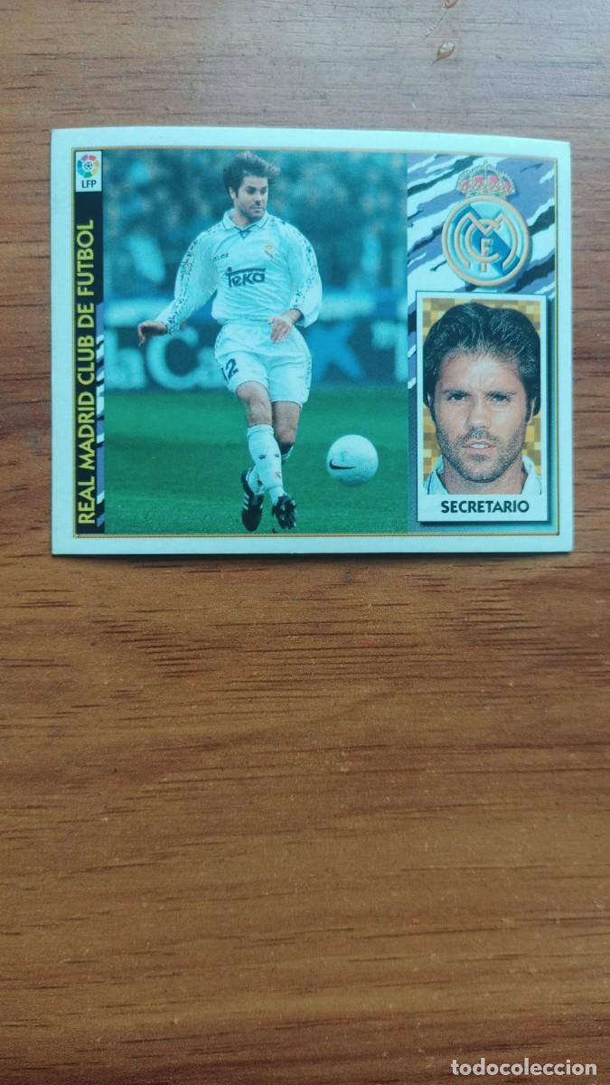 Coleccionismo cromos antiguos: Ediciones Este,equipo R.MADRID SECRETARIO Liga 97-98 L0111