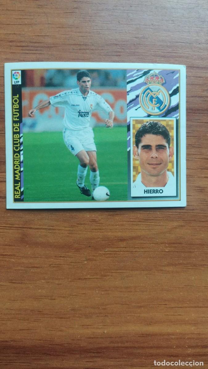 Coleccionismo cromos antiguos: Ediciones Este,equipo R.MADRID HIERRO Liga 97-98 L0114