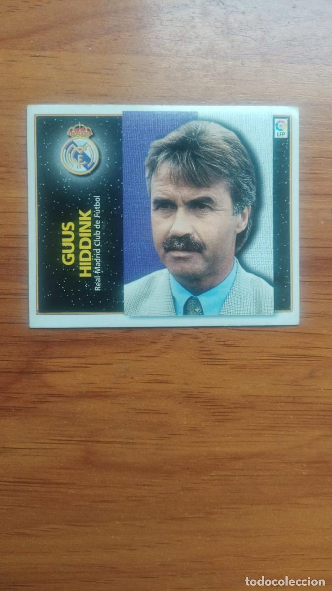 Colecionismo Cromos antigos: Ediciones Este,equipo R.MADRID GUUS HIDDINK Liga 98-99 L0124